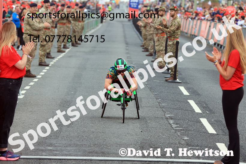 Great North Run Wheelchair, 2025 AJ Bell Great North Run. Photo: David T. Hewitson/Sports for All Pics